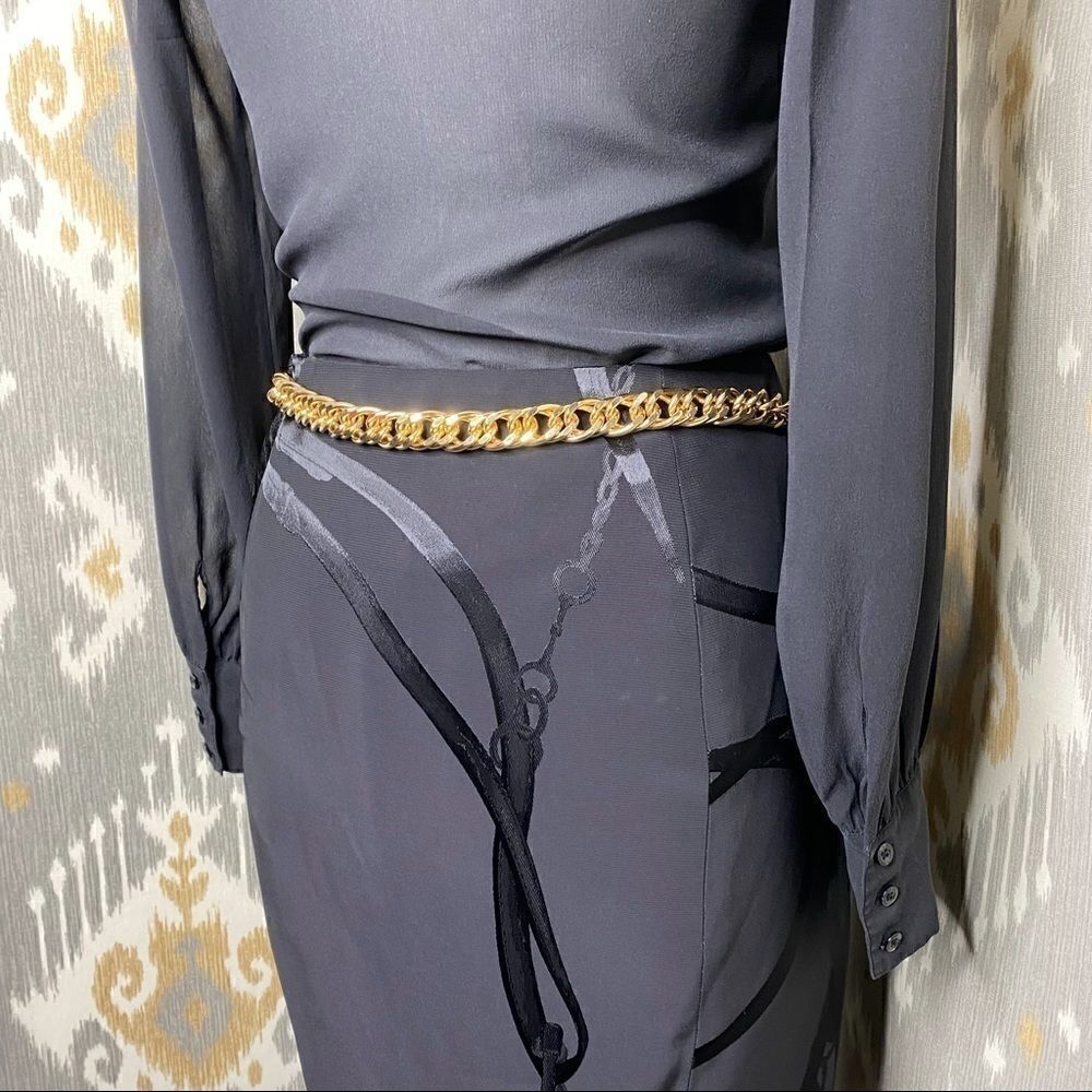 Ralph Lauren Cindy Bridle-Jacquard Pencil Skirt - Picture 6 of 16